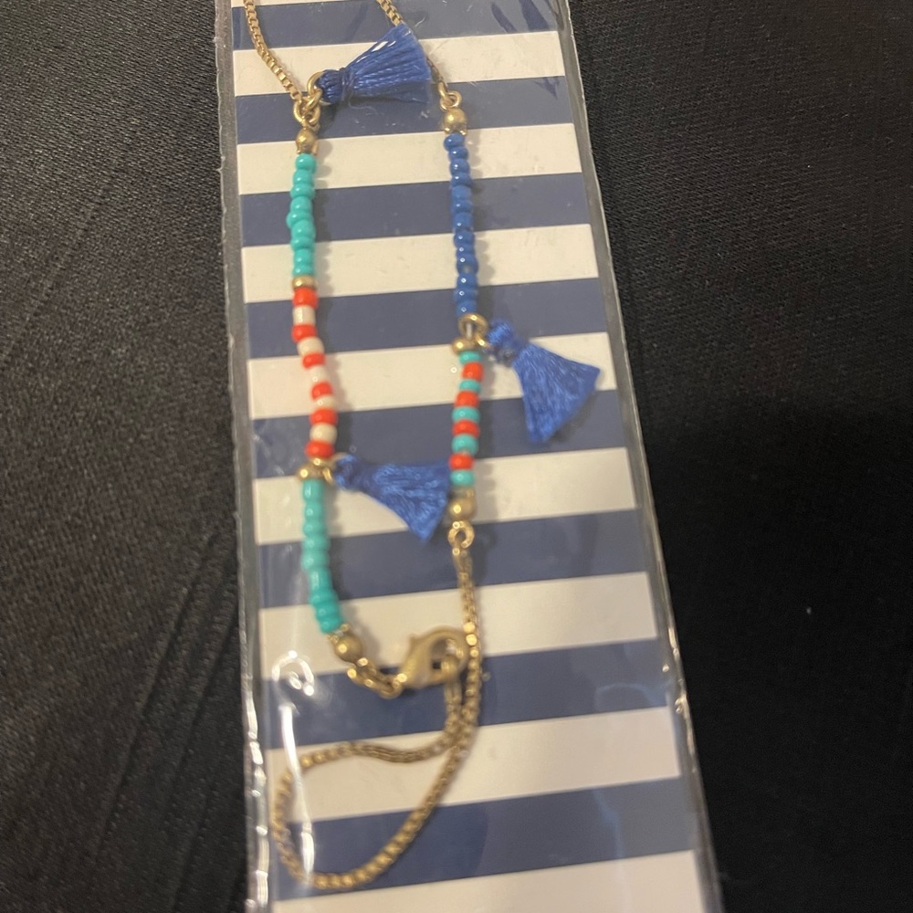 Tassel Necklace. Adorable worn as an anklet.